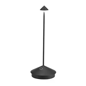 Zafferano LD0650D4 Table Lamp Pina 11.4" Black Black