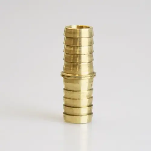 Hose Mender Brass 5/8" D X 5/8" D Yellow - pack of 5 Hose Mender Brass 5/8" D X 5/8" D Yellow - pack of 5