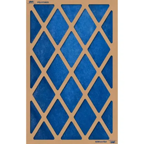 Flat Panel Filter 20" W X 20" H X 1" D Polyfiber 5 MERV Flat Panel Filter 20" W X 20" H X 1" D Polyfiber 5 MERV