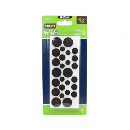 Surface Pad Felt Self Adhesive Brown Round various in. W Brown Surface Pad Felt Self Adhesive Brown Round various in. W Brown
