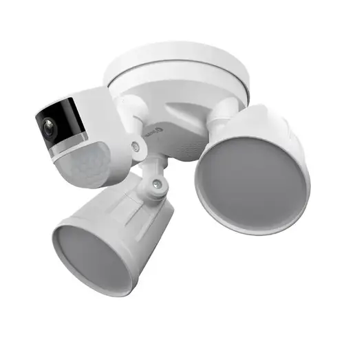Security Camera Indoor and Outdoor Smart-Enabled Black/White Security Camera Indoor and Outdoor Smart-Enabled Black/White