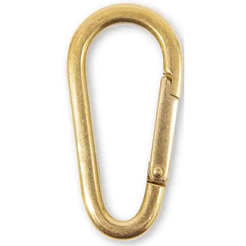 Carabiner Sanitas Brass Assorted Black/Gold Clip/Hook Assorted Black/Gold
