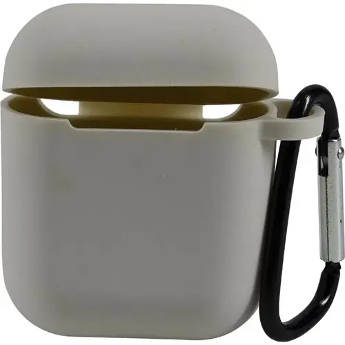 Airpod Case with Carabiner Silicon Black/Gray - pack of 3 Airpod Case with Carabiner Silicon Black/Gray - pack of 3