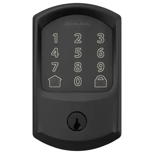 Wifi Deadbolt Encode Matte Black Metal Matte Black Wifi Deadbolt Encode Matte Black Metal Matte Black