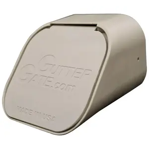 GutterGate GG2X3A-WHITE Downspout Adapter 2" H X 2" W X 3" L White Plastic Rectangular White
