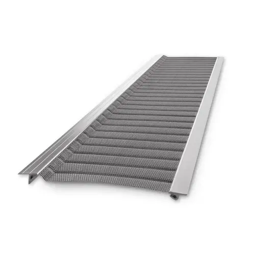 Gutter Guard United Gutterglove 5" W X 30 ft. L Silver Stainless Steel Silver Gutter Guard United Gutterglove 5" W X 30 ft. L Silver Stainless Steel Silver