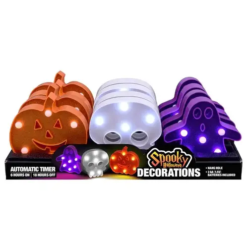 Halloween Decor 4.5" LED Spooky Halloween Decor 4.5" LED Spooky