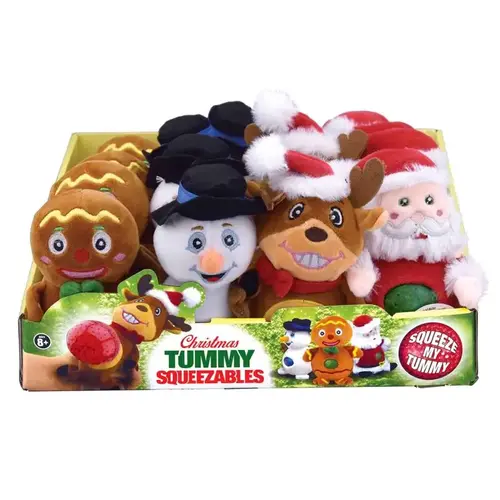 Tummy Squeezables Christmas Assorted - pack of 12 Tummy Squeezables Christmas Assorted - pack of 12