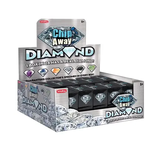 Diamond Digging kit Chip Away Assorted Assorted - pack of 24 Diamond Digging kit Chip Away Assorted Assorted - pack of 24