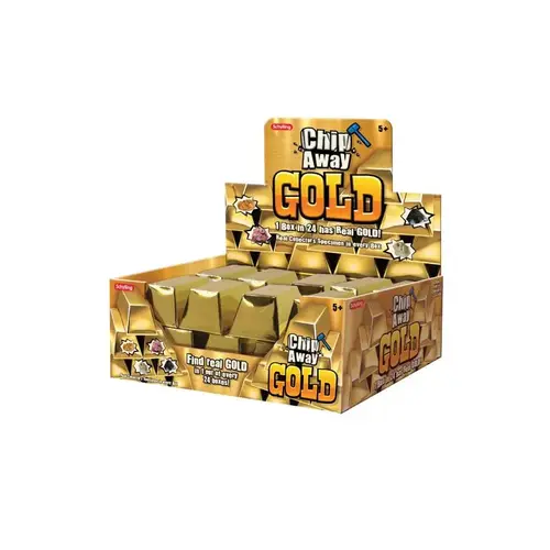 Gold Bar Digging Toy Chip Away Assorted Assorted Gold Bar Digging Toy Chip Away Assorted Assorted