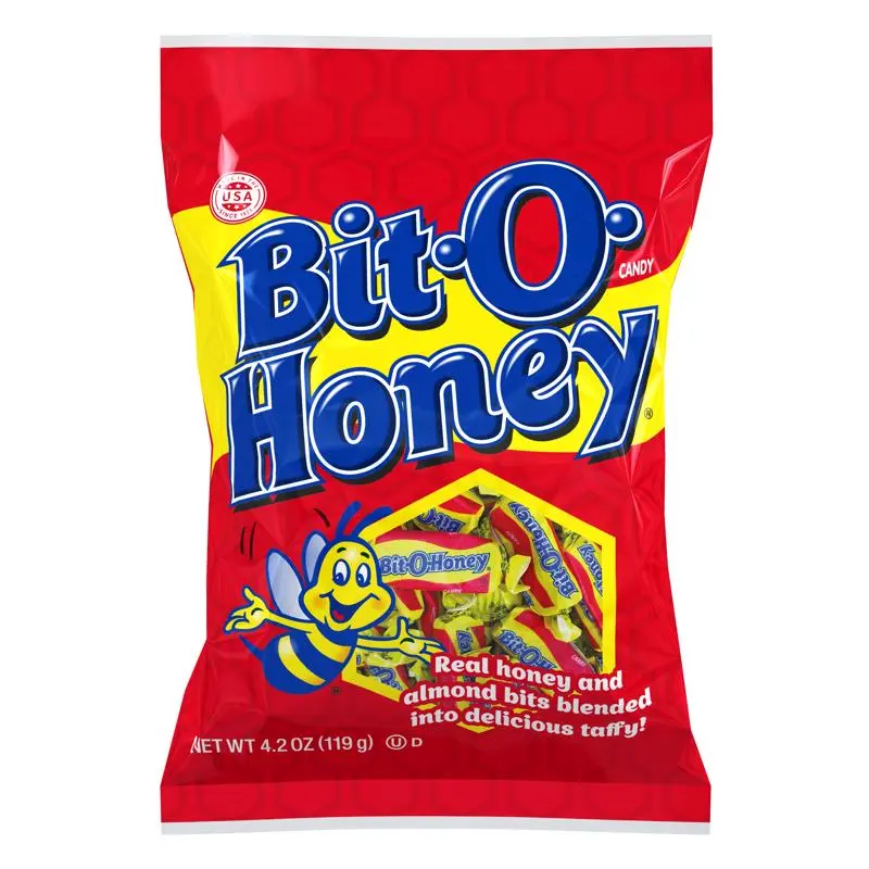 Spangler Candy Co Candy Bit-O-Honey Almond/Honey 4.2 oz - pack of 12 98970-XCP12