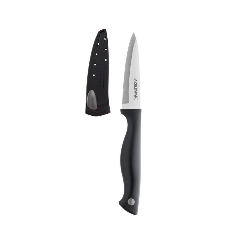 LIFETIME BRANDS 5301753 Knife Farberware 3.5" L Stainless Steel Paring 2 pc Black/Silver