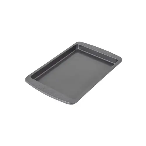 Baking Sheet, 15.9 in L, 9.9 in W, Steel, Gray Baking Sheet, 15.9 in L, 9.9 in W, Steel, Gray