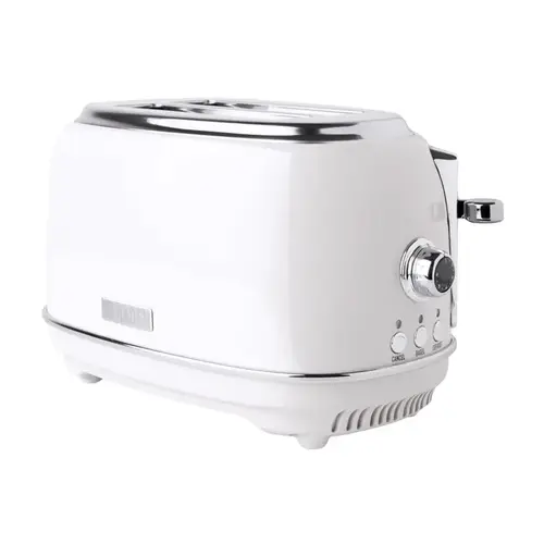 Toaster Heritage Stainless Steel White 2 slot 8" H X 12" W X 8" D Semi-Gloss Toaster Heritage Stainless Steel White 2 slot 8" H X 12" W X 8" D Semi-Gloss