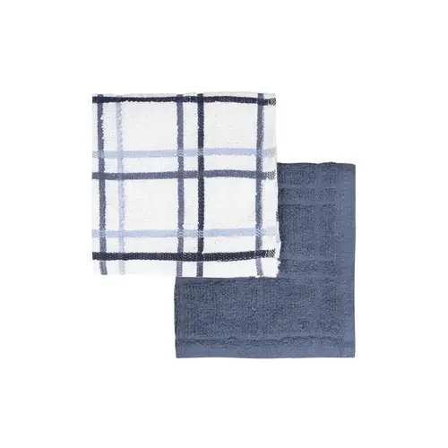 Dish Cloth Blue/White Cotton Blue/White - pack of 3 Dish Cloth Blue/White Cotton Blue/White - pack of 3