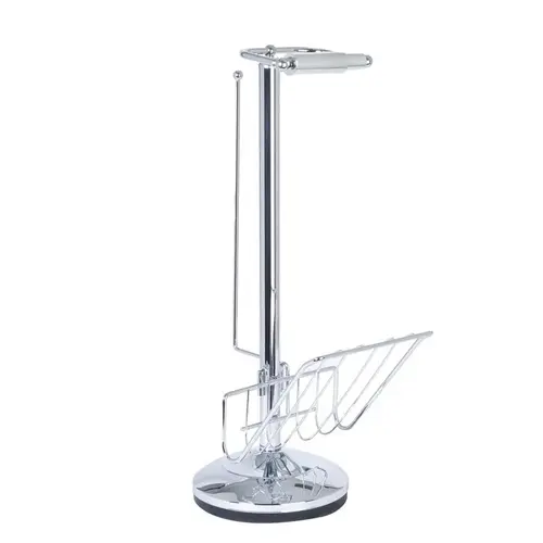 Toilet Paper/Magazine Holder Chrome Chrome