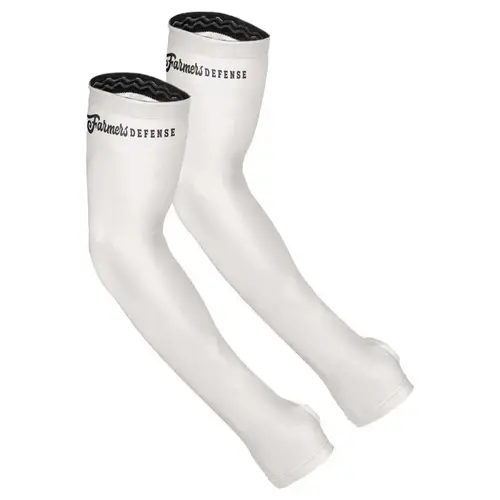 Protection Sleeves L/XL Polyester/Spandex Cream Cream - pack of 3