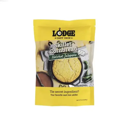 Skillet Cornbread Mix Hot Shot Jalapeno 16 oz Bagged Skillet Cornbread Mix Hot Shot Jalapeno 16 oz Bagged