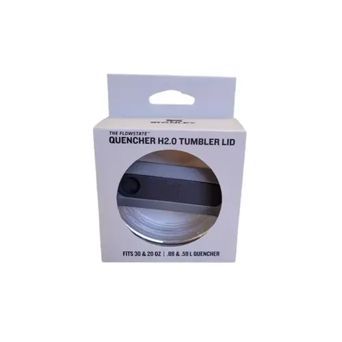 Tumbler Lid The Quencher H2.O FlowState Clear BPA Free Clear Tumbler Lid The Quencher H2.O FlowState Clear BPA Free Clear