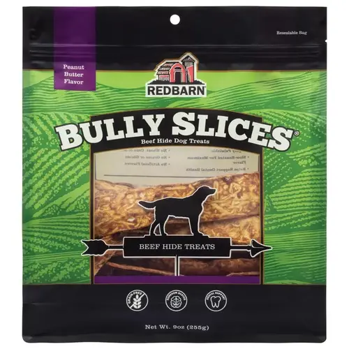 Treats Bully Slices Peanut Butter Grain Free For Dogs 9 oz Treats Bully Slices Peanut Butter Grain Free For Dogs 9 oz