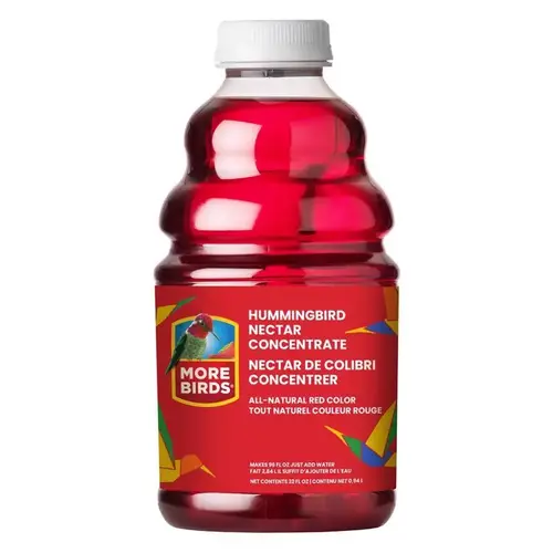 Nectar Concentrate Hummingbird Vitamins and Minerals 32 oz Red Nectar Concentrate Hummingbird Vitamins and Minerals 32 oz Red