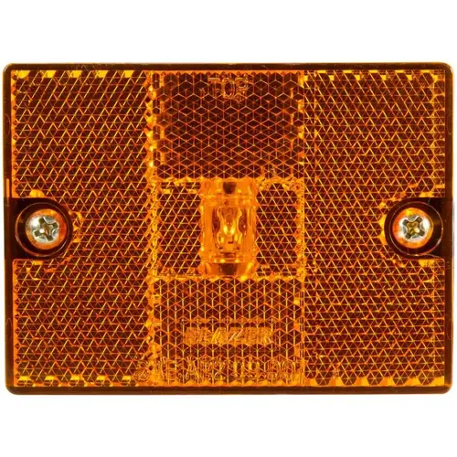 LED Light Amber Square Clearance/Side Marker Amber