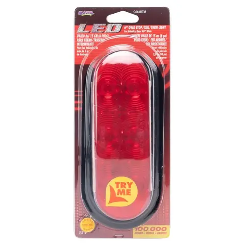 LED Light Kit Red Oval Stop/Tail/Turn Red LED Light Kit Red Oval Stop/Tail/Turn Red
