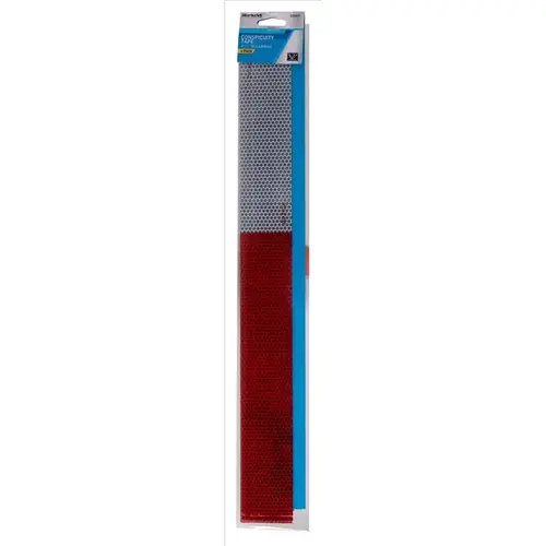 18" White/Red Conspicuity Strips, 4-Pack 18" White/Red Conspicuity Strips, 4-Pack