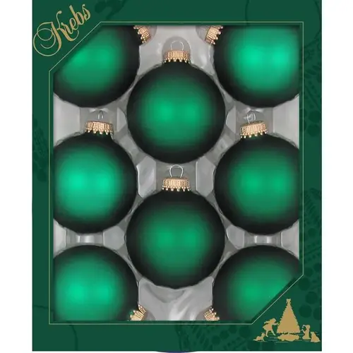 Ornament Green Velvet Ball Green Velvet - pack of 12 Ornament Green Velvet Ball Green Velvet - pack of 12