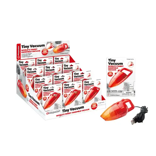 Toy Playmaker s Tiny Vacuum Red - pack of 12 Toy Playmaker s Tiny Vacuum Red - pack of 12