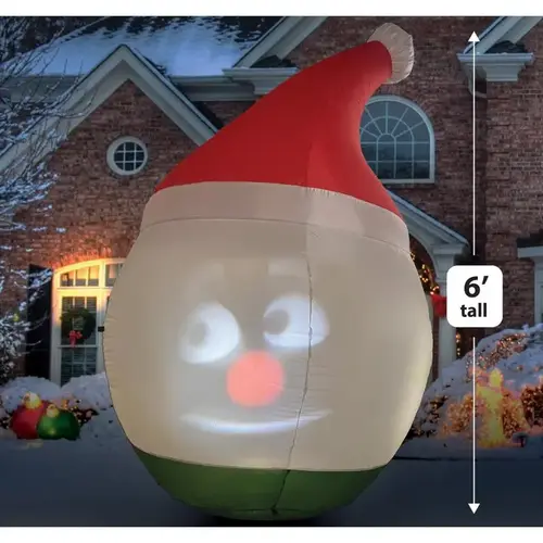 Inflatable Mr. Chill Snowman 6 ft. Inflatable Mr. Chill Snowman 6 ft.
