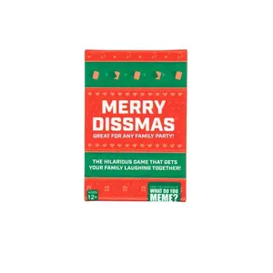 What do you Meme MD469 Holiday Party Game Merry Dissmas Multicolored 266 pc Multicolored