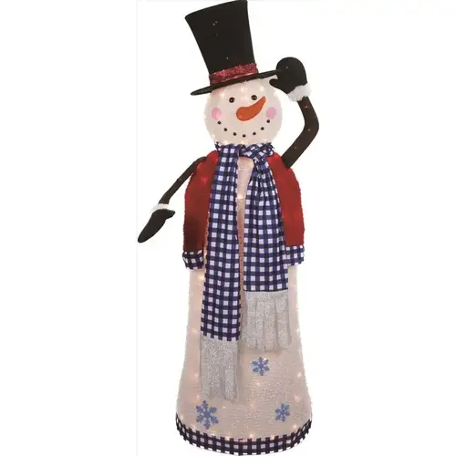 Yard Decor Incandescent Warm White Snowman 5 ft.