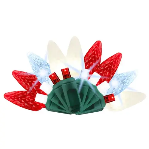 Christmas Lights Platinum LED C6 Red/White 50 ct String 25 ft. Christmas Lights Platinum LED C6 Red/White 50 ct String 25 ft.