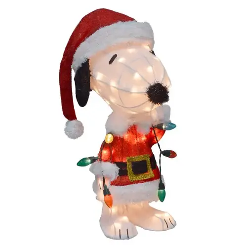 Yard Decor Clear Christmas Snoopy 2 ft. Yard Decor Clear Christmas Snoopy 2 ft.