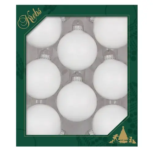 Ornaments Classic White Velvet Ball 3" Classic White Velvet Ornaments Classic White Velvet Ball 3" Classic White Velvet