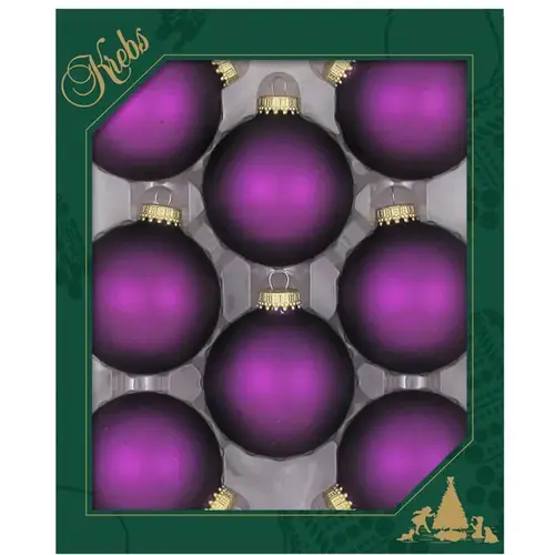 Ornament Purple Magic Velvet Ball 2-5/8" Purple Magic Velvet Ornament Purple Magic Velvet Ball 2-5/8" Purple Magic Velvet