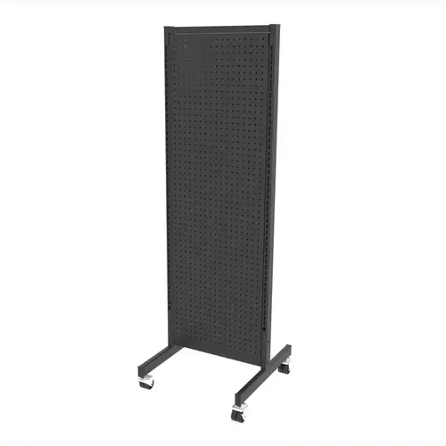 Display 62" H X 20" W X 21" D Black Metal All Purpose Rolling Rack Black Display 62" H X 20" W X 21" D Black Metal All Purpose Rolling Rack Black