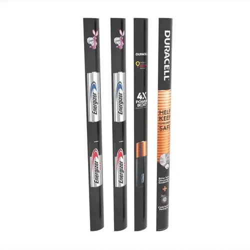 Graphic Kit 65" H X 6" W X 1" D Multicolored Metal/Styrene Battery Multicolored Graphic Kit 65" H X 6" W X 1" D Multicolored Metal/Styrene Battery Multicolored