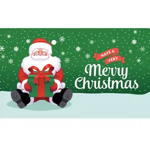 Celebrations RE2-07-16-005 Garage Door Cover Have a Merry Christmas 7 ft. x 16 ft.