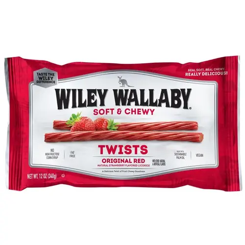 Licorice Candy Australian Style Strawberry 12 oz Classic Red Licorice Candy Australian Style Strawberry 12 oz Classic Red