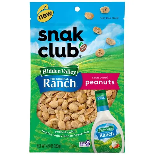 Peanuts Hidden Valley Ranch 4.5 oz Bagged