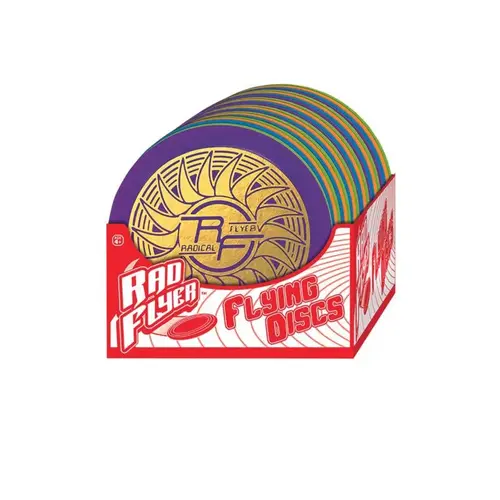 Frisbee Rad Flyer Assorted 1 pc Assorted - pack of 36 Frisbee Rad Flyer Assorted 1 pc Assorted - pack of 36