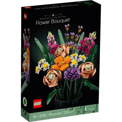 Building Kit Flower Bouquet ABS Plastic Multicolored 756 pc Multicolored Building Kit Flower Bouquet ABS Plastic Multicolored 756 pc Multicolored
