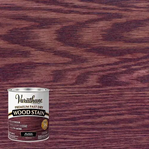 Fast Dry Wood Stain, Black Cherry, 1 Quart Fast Dry Wood Stain, Black Cherry, 1 Quart