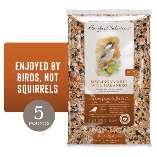Wild Bird Food Sizzling Variety with Habanero Wild Bird Seed 5 lb Wild Bird Food Sizzling Variety with Habanero Wild Bird Seed 5 lb