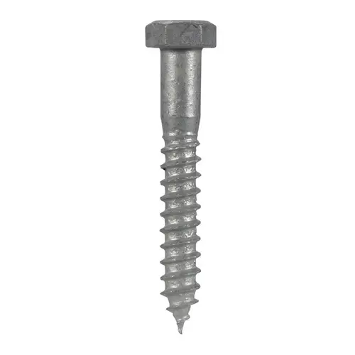 Galvanized Lag Bolt, 3/8 x 2.5-In., 50-Ct - pack of 50 Galvanized Lag Bolt, 3/8 x 2.5-In., 50-Ct - pack of 50