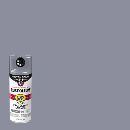 Spray Paint Stops Rust Custom Spray 5-in-1 Gloss Smoke Gray 12 oz Smoke Gray - pack of 6 Spray Paint Stops Rust Custom Spray 5-in-1 Gloss Smoke Gray 12 oz Smoke Gray - pack of 6