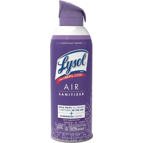 Air Sanitizer, Light Breeze Scent, 10 oz.