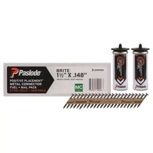 Fuel and Nail Kit ProStrip 1-1/2" Paper Strip Brite 30 deg Brite